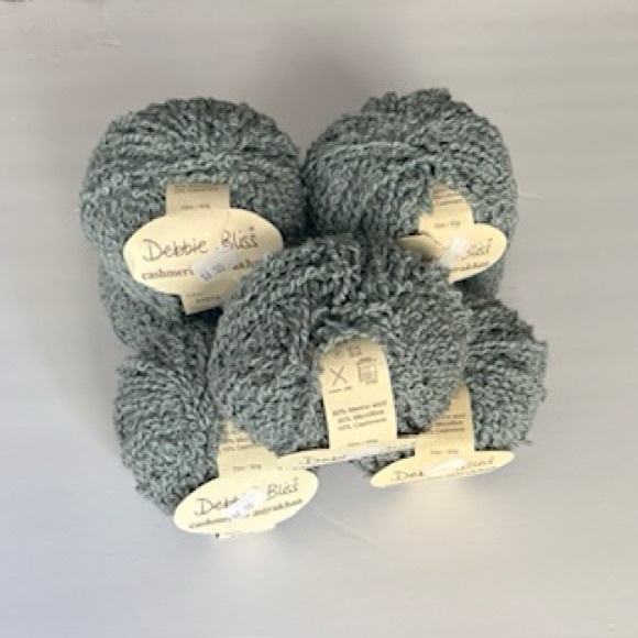 NWT! Debbie Bliss Cashmerino Astrakhan Boucle Yarn  | 7 Skeins - Picture 1 of 5